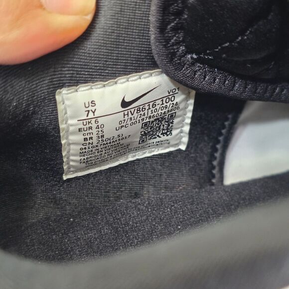 Nike LeBron XXII BHM Black White Basketball Shoes Gold HV8616-100 Women's 8.5 LE - Picture 15 of 16